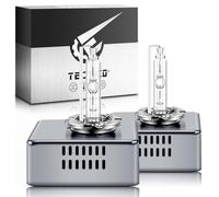 TECTICO Ampoule Xénon D5S 12V 25W HID Lampe Phare 6000K Blanc, Remplacement pour Voiture, 2 Pièces