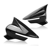 TECTICO Couvercles de Miroir Latéral, Boîtier de Rétroviseurs en Plastique ABS, Compatible avec Seat Leon MK3 5F ST/FR/Cupra 2012-2020, Ibiza Mk5 Arona KJ7 2017-2020, Noir Brillant, 1 Paire