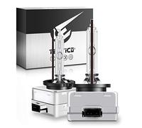 TECTICO D1S 35W Xénon Ampoule HID de HID kit de Conversion 4300K 12V Blanc Chaud +300% Ultra Clair Kit de Conversion Bi HID Ampoule, 2 Ampoules
