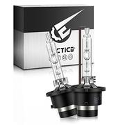 TECTICO D4S 35W Xénon Ampoule HID de HID kit de Conversion 4300K 12V Blanc Chaud +300% Ultra clair Kit de conversion Bi HID Ampoule, 2 Ampoules