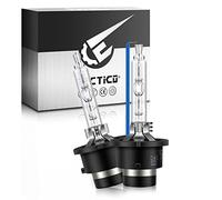 TECTICO D4S 35W Xénon Ampoule HID de HID kit de Conversion 8000K 12V Bleu Froid +300% Ultra Clair Kit de Conversion Bi HID Ampoule, 2 Ampoules