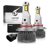 TECTICO HB3 9005 / HB4 9006 Ampoules phares LED, 12V 80W 12000LM Ultra Brillant 6000K Blanc Froid Anti Erreur Parfait Voiture Kit de Remplacement, 2 Lampes