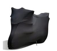 TECTICO Housse de Moto Intérieur Élastique Souple, Protège Contre Rayures et Poussière, Résistant à Soleil et UV, Noir, 245×105×125 cm