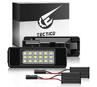 TECTICO LED Éclairage plaque immatriculation auto Feux arrière E-Mark ECE Blanc pur canbus sans erreur 6000K compatible avec Benz Vito Viano W639 / Sprinter W906,2 pièces