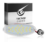 TECTICO LED Éclairage plaque immatriculation auto Feux arrière E-Mark ECE SMD 6000K Blanc pur canbus sans erreur Compatible avec Opel Vauxhall Astra F Corsa B Vectra, 1 Pieces