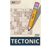 Tectonic Puzzelboek 4-5 Sterren Vol.3 | 300 Uitdagende Tectonic Puzzels: Voor volwassenen die houden van logisch denkwerk met uitdagende puzzels ook bekend als Suguru en Number Blocks