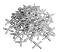 TECTOOL Lot de 250 croisillons en plastique de 2 mm pour un espacement uniforme des carreaux, robustes et durables