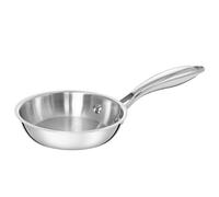 TeCuisine - Poêle Inox 18/10 Triply - 14 cm - Sans Revêtement - Sans PFAS, PFOA, PTFE - Compatible Tous Feux Dont Induction - Manche Riveté Froid - Cuisson Saine et Durable