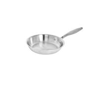 TeCuisine - Poêle Inox 18/10 Triply - 22 cm - Sans Revêtement - Sans PFAS, PFOA, PTFE - Compatible Tous Feux Dont Induction - Manche Riveté Froid - Cuisson Saine et Durable