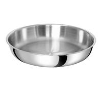 TeCuisine - Poêle Inox 18/10 Triply - 26 cm - Sans Manche - Induction
