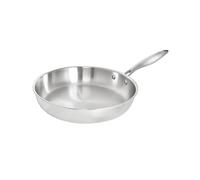 TeCuisine - Poêle Inox 18/10 Triply - 30 cm - Sans Revêtement - Sans PFAS, PFOA, PTFE - Compatible Tous Feux Dont Induction - Manche Riveté Froid - Cuisson Saine et Durable