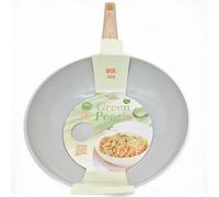TeCuisine Wok Céramique 28cm Antiadhésif Green Pearl Sans PFAS
