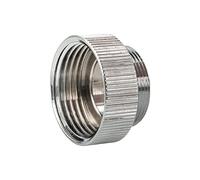 tecuro 4699101 Adaptateur de raccord pour sorties de robinetterie AG M 22 x 1 vers IG 3/4" Laiton Chromé