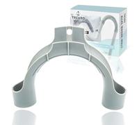 tecuro Coude de support universel en PVC pour tuyau d'écoulement de machine à laver et lave-vaisselle - 56623