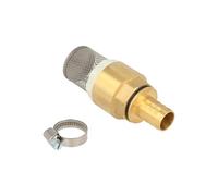 tecuro Kit de filtres d'aspiration 3/4" - Soupape MS avec clapet anti-retour, crépine, bec et collier de serrage - 2760341