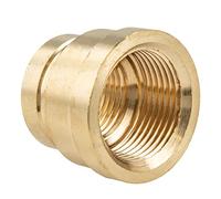 tecuro Manchon réduit le filetage intérieur Rp des deux côtés 1/2 x 3/8", laiton nu CW617N