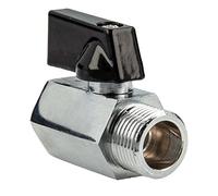 'tecuro Mini robinet à taille 1/2 x filetage extérieur 1 ms de l'intérieur Chromé