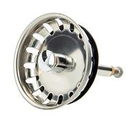 tecuro Panier de bonde - Diamètre 54 mm avec tige en métal de 8 mm à hauteur réglable