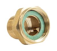 tecuro Raccord 3/4" x filetage extérieur 1/2" - Laiton nu CW617N conforme à la réglementation sur l'eau potable 50930-6