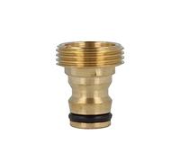 tecuro Raccord d'appareil avec raccord enfichable et filetage extérieur 3/4" - MS-blank (compatible avec système d'emboîtement Gardena)