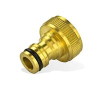 tecuro Raccord de Robinet avec Filetage Femelle 1,27 cm - Laiton Brillant