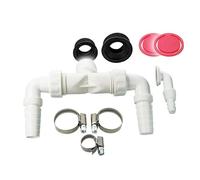 tecuro Raccord de vidange double DN 32 pour machine à laver et/ou sèche-linge