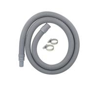 tecuro | Rallonge de tuyau de vidange | Kit complet de 1 m avec colliers de serrage | Convient pour machine à laver / lave-vaisselle | Gris | Tuyau d'évacuation d'eau universel utilisable fabricant