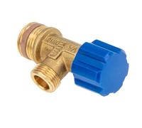 tecuro Robinet d'angle 1/2" x 3/8" - DN 10, auto-scellant, compatible avec réservoir encastré