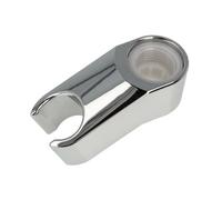 tecuro Support de douche pour sortie de douche 1/2", pas besoin de percer, plastique chromé brillant, montage rotatif, design élégant