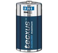 Tecxus 23637 Alcaline maximum LR20/D (Mono), Bleu-Argent - Pile alcaline au manganèse (alcaline), 1,5 V