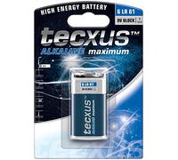 Tecxus 6LR61 Pile alcaline carrée 9 V