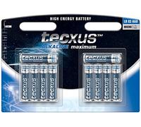 Tecxus Piles alcalines Maximum LR03 AAA (Micro) 1,5 V – Lot de 10