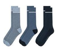 Ted Baker 3pk Mens Non Terry Crew Blue Taille: OS | Chaussettes Outlet | Homme | Bleu