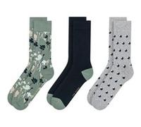 Ted Baker 3pk Mens Non Terry Crew Green Taille: OS | Chaussettes Outlet | Homme | Vert