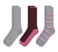 Ted Baker 3pk Mens Non Terry Crew Medium Grey Taille: OS | Chaussettes Outlet | Homme | Gris