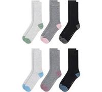 Ted Baker 6pk Mens Non Terry Crew Black Taille: OS | Chaussettes Outlet | Homme | Le Noir