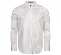 TED BAKER Ardea Dot Hommes Chemise à manches longues 272171-BLANC S