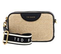 Ted Baker Baria Mini Webbing Faux Raffia Camera Bag Black