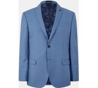 Ted Baker Blake Airforce Blue Slim Jacket Requin Bleu en Peau de Requin 36 (46) Male