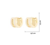 Ted Baker Boucles d'oreilles 'Rolo' or / blanc, Taille One Size