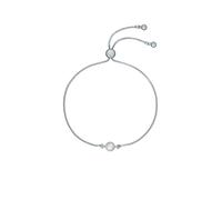 Ted Baker Ted Baker Silver Tone SARSAA: Crystal Drawstring Adjustable Bracelet