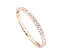 Ted Baker Clemara Bracelet jonc à charnière en cristal pour femme, M, Laiton, Cristal