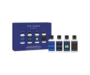 Ted Baker Coffret cadeau Mini Eau de Toilette pour Homme : Skinwear, Skinwear Édition Limitée, M, X2O. Collection de parfums pour homme, format voyage. Idée cadeau idéale. 4 x 15 ml