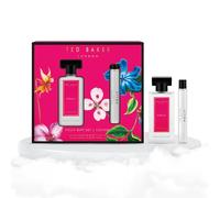 Ted Baker Coffret cadeau Polly Eau de Toilette pour femme, parfum floral fruité 50 ml avec roller 15 ml, duo de parfums féminins aux notes de pêche, de jasmin et d'ambre
