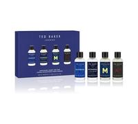 Ted Baker Coffret Miniature pour Lui, Coffret Cadeau contenant 4 Parfums Miniatures, Skinwear, Skinwear Édition Limitée, M et X20, Coffret de Parfums pour Homme, 4 x 15 ml