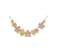 Ted Baker - Collier à fleurs Petarla pour femme (ton or/rose clair et perles)
