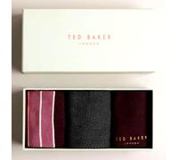 Ted Baker Coton Bio Robe Décontracté Chaussettes Cadeau 7-11 Adulte Coffret