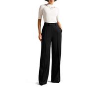 Ted Baker Hildiat Pantalon décontracté, Noir, 40 Femme