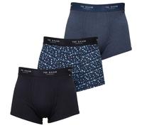 Ted Baker Hommes Trois Paquet Coton Coffre Respirant Boxer Slip 36% OFF
