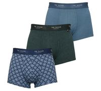 Ted Baker Hommes Trois Paquet Coton Coffre Respirant Boxer Slip 36% OFF